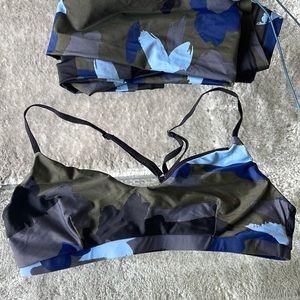The upside camo sports bra